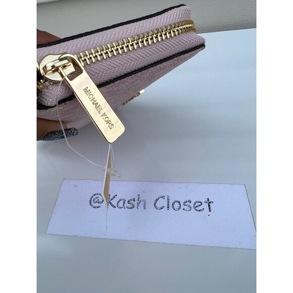 Michael Kors wristlet large phone case wallet MK signature DK powder blush - Picture 5 of 6